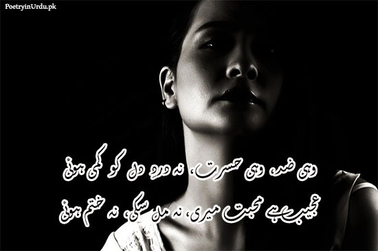 Poetry about ziddi