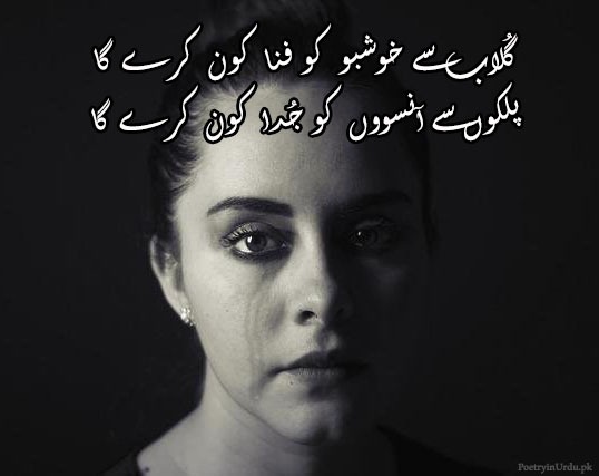 Shayari on tears in urdu